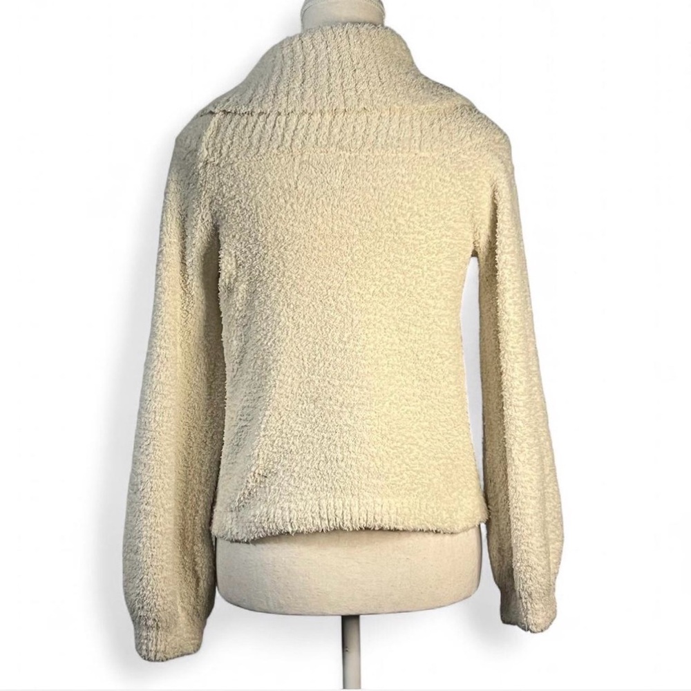 Pink Rose Cozy Cream Cowl Neck Sweater size Xlarge - Picture 3 of 7